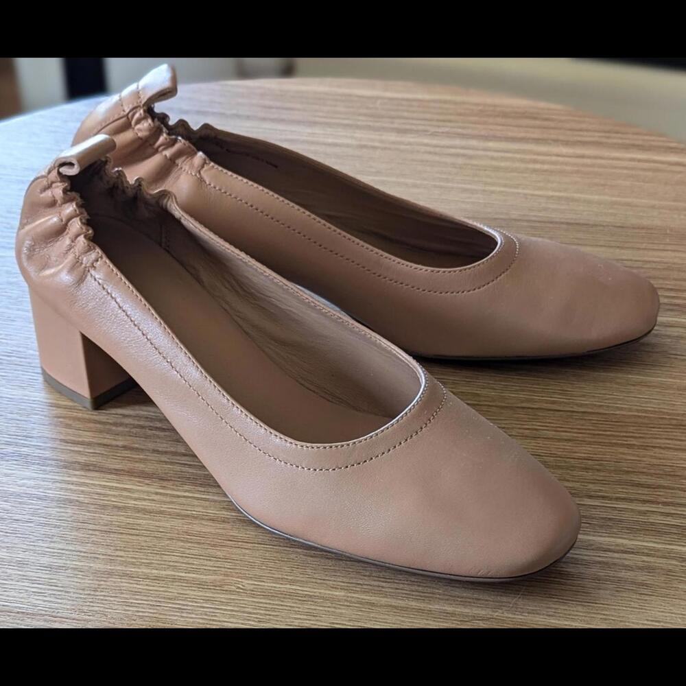 Everlane Day Heels- Blush Tan, Size 10- Brand New
